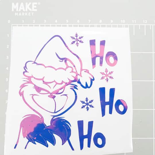12 Pack: Holographic Glow-in-the-Dark Permanent Vinyl by Make Market